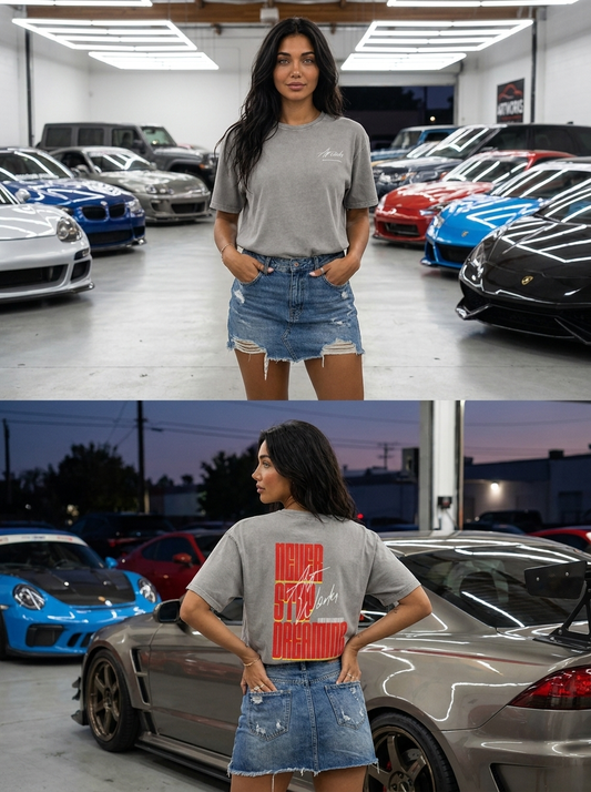 AYTWorkz // NEVER STOP DREAMING OVERSIZED TEE